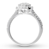 Thumbnail Image 2 of Previously Owned Diamond Engagement Ring 7/8 ct tw Round-cut 14K White Gold - Size 3.75