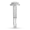 Thumbnail Image 3 of Previously Owned Diamond Engagement Ring 7/8 ct tw Round-cut 14K White Gold - Size 3.75