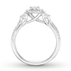 Thumbnail Image 2 of Previously Owned Diamond Engagement Ring 7/8 ct tw Round-cut 14K White Gold Size 5.5
