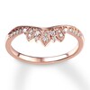 Thumbnail Image 1 of Previously Owned Diamond Enhancer Ring 1/8 ct tw Round-cut 14K Rose Gold - Size 10