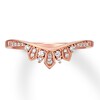 Thumbnail Image 4 of Previously Owned Diamond Enhancer Ring 1/8 ct tw Round-cut 14K Rose Gold - Size 10