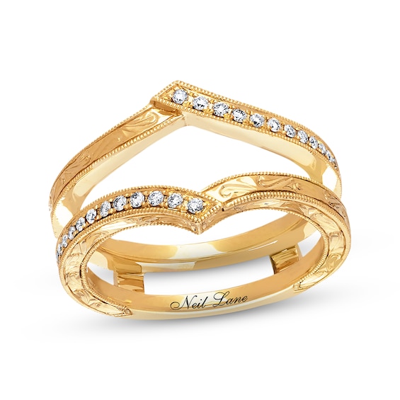 Previously Owned Neil Lane Enhancer Ring 1/6 ct tw Diamonds 14K Yellow Gold