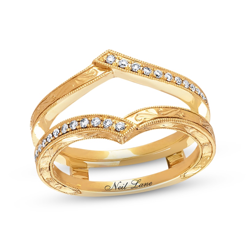 Previously Owned Neil Lane Enhancer Ring 1/6 ct tw Diamonds 14K Yellow Gold