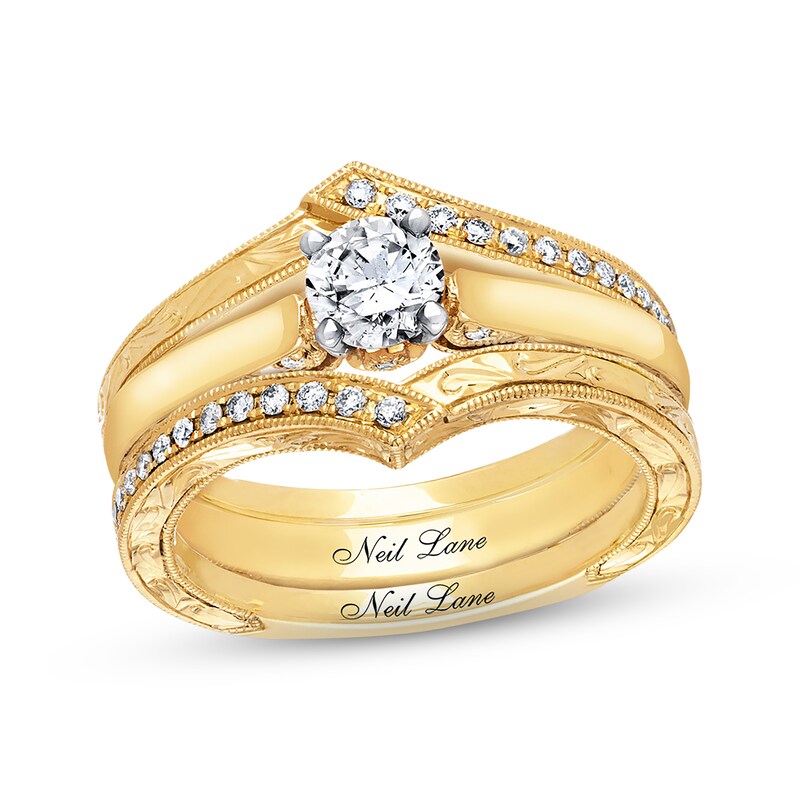 Previously Owned Neil Lane Enhancer Ring 1/6 ct tw Diamonds 14K Yellow Gold