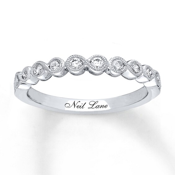 Previously Owned Neil Lane Diamond Anniversary Band 1/5 ct tw Round-cut 14K White Gold