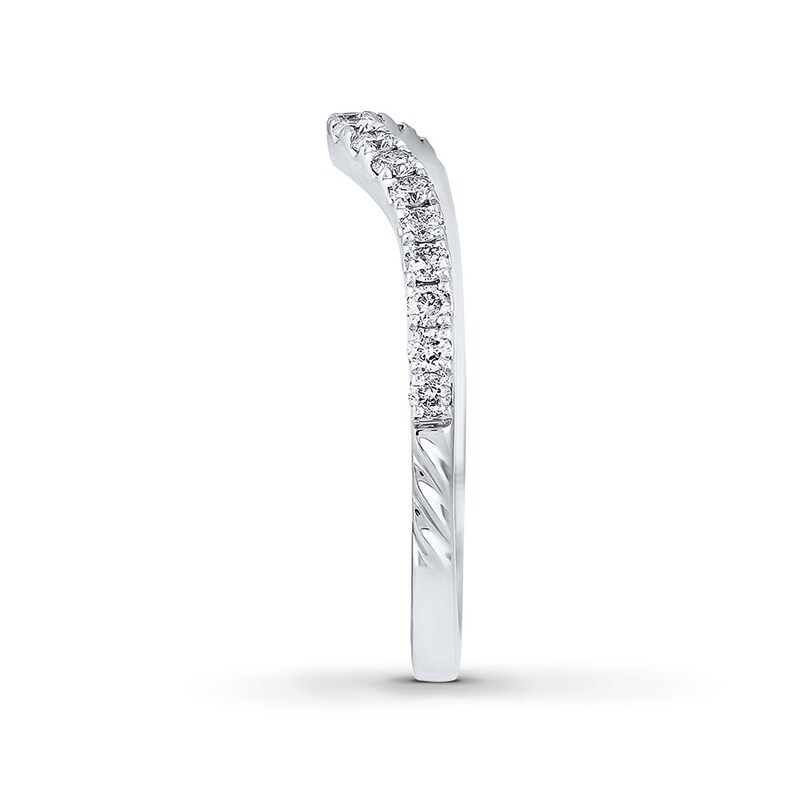 Main Image 3 of Previously Owned Angel Sanchez Ring 1/3 ct tw Round-cut Diamonds 14K White Gold