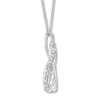 Previously Owned Diamond Necklace 1/5 ct tw 10K White Gold