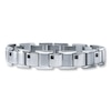 Thumbnail Image 1 of Previously Owned Men's Black Diamond Bracelet 3/8 ct tw Stainless Steel