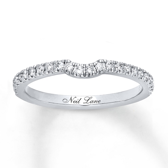 Previously Owned Neil Lane Wedding Band 1/4 ct tw Round-cut Diamonds 14K White Gold