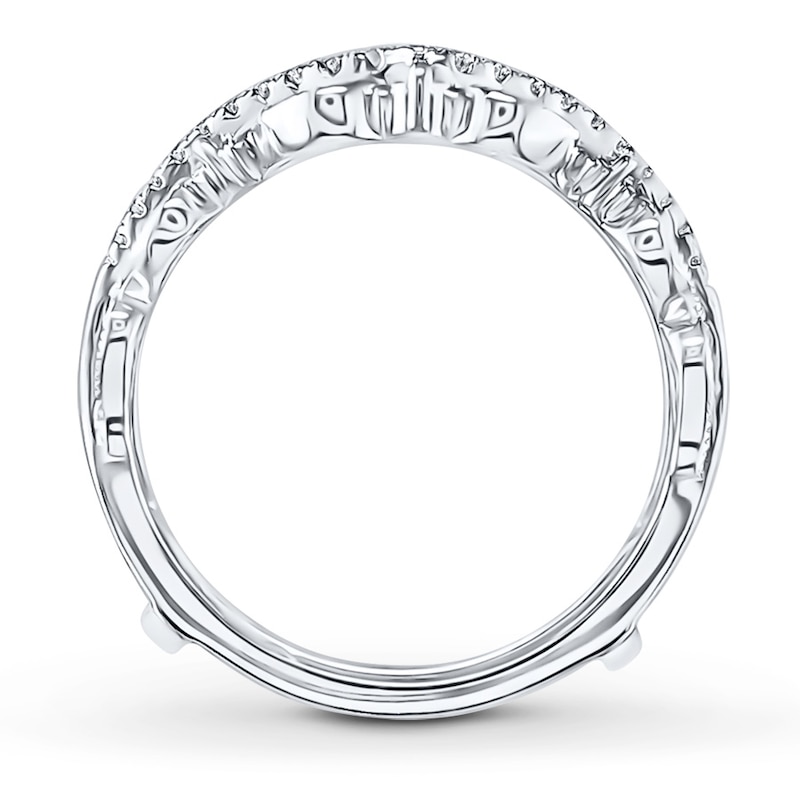 Main Image 2 of Previously Owned Diamond Enhancer Ring 1/3 ct tw Round-cut 14K White Gold