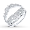 Thumbnail Image 4 of Previously Owned Diamond Enhancer Ring 1/3 ct tw Round-cut 14K White Gold
