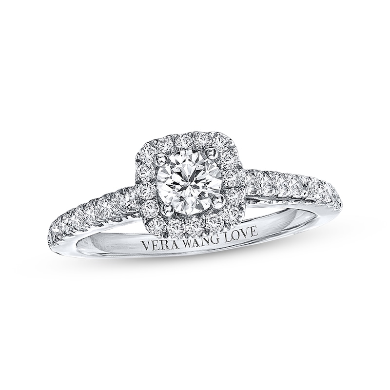 Previously Owned Diamond Ring 3/4 ct tw Round-cut Diamonds 14K White Gold
