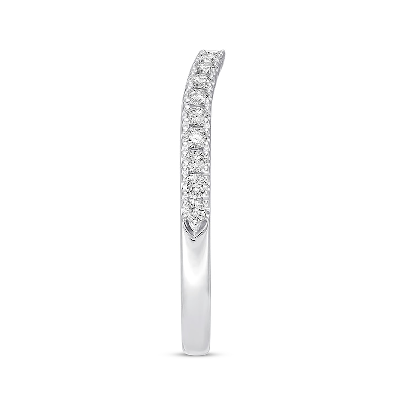 Main Image 2 of Previously Owned Neil Lane Wedding Band 1/3 ct tw Round-cut Diamonds 14K White Gold