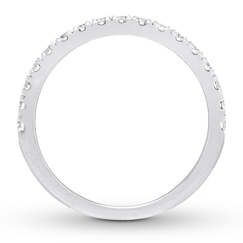 Main Image 2 of Previously Owned Neil Lane Diamond Wedding Band 1/2 ct tw Round-cut 14K White Gold