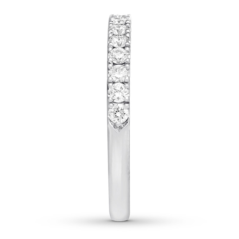 Main Image 3 of Previously Owned Neil Lane Diamond Wedding Band 1/2 ct tw Round-cut 14K White Gold
