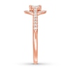 Thumbnail Image 2 of Previously Owned Ever Us Diamond Ring 1/3 ct tw Baguette & Round 10K Rose Gold