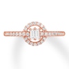 Thumbnail Image 3 of Previously Owned Ever Us Diamond Ring 1/3 ct tw Baguette & Round 10K Rose Gold