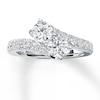 Thumbnail Image 0 of Previously Owned Ever Us Two-Stone Diamond Anniversary Ring 2 ct tw Round-cut 14K White Gold