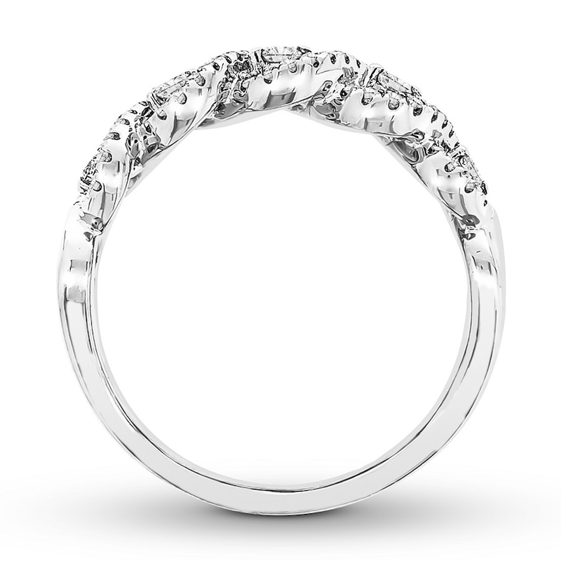 Previously Owned Diamond Ring 1/3 ct tw Round 14K White Gold