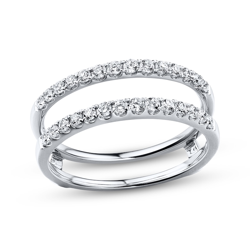 Main Image 1 of Previously Owned Diamond Enhancer Ring 1/2 ct tw Round-cut 14K White Gold