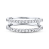 Thumbnail Image 3 of Previously Owned Diamond Enhancer Ring 1/2 ct tw Round-cut 14K White Gold