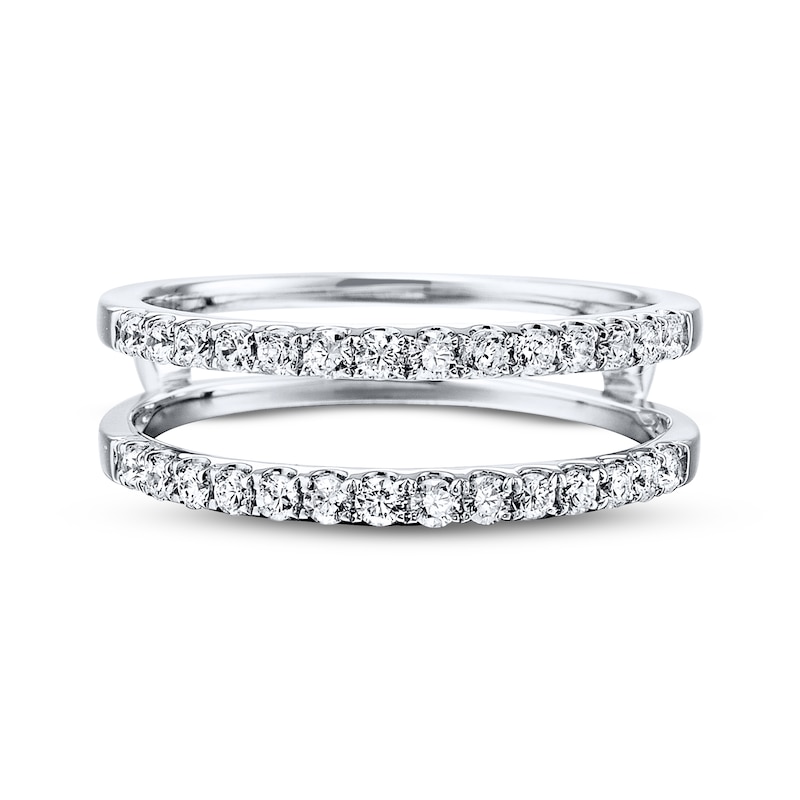 Main Image 3 of Previously Owned Diamond Enhancer Ring 1/2 ct tw Round-cut 14K White Gold