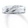 Thumbnail Image 0 of Previously Owned Men's Diamond Wedding Band 1/15 ct tw Round-cut 10K White Gold