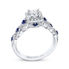 Thumbnail Image 1 of Previously Owned Diamond Ring 1 ct tw Princess/Round-cut Diamonds 14K White Gold