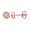 Thumbnail Image 0 of Previously Owned Diamond Earrings 1/15 ct tw 10K Rose Gold