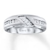 Thumbnail Image 1 of Previously Owned Ever Us Men's Two-Stone Diamond Wedding Band 1/2 ct tw 14K White Gold