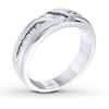 Thumbnail Image 2 of Previously Owned Ever Us Men's Two-Stone Diamond Wedding Band 1/2 ct tw 14K White Gold