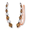 Thumbnail Image 1 of Previously Owned Le Vian Earrings 1/2 ct tw Diamonds 14K Rose Gold