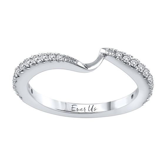 Previously Owned Ever Us Diamond Ring 1/3 ct tw Round-cut 14K White Gold