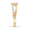 Thumbnail Image 3 of Previously Owned Ever Us Diamond Ring 1/6 ct tw 10K Yellow Gold
