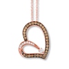 Thumbnail Image 0 of Previously Owned Le Vian Chocolate Diamonds 1/4 cttw Necklace 14K Strawberry Gold