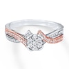 Thumbnail Image 0 of Previously Owned Diamond Ring 1/5 ct tw 10K Rose Gold Sterling Silver