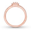 Thumbnail Image 2 of Previously Owned Ever Us Diamond Ring 3/8 ct tw Baguette & Round 10K Rose Gold