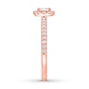 Thumbnail Image 3 of Previously Owned Ever Us Diamond Ring 3/8 ct tw Baguette & Round 10K Rose Gold