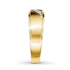 Previously Owned Men's Diamond Wedding Band 1/10 ct tw Round-cut 10K Yellow Gold