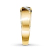 Previously Owned Men's Diamond Wedding Band 1/10 ct tw Round-cut 10K Yellow Gold