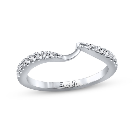 Previously Owned Ever Us Diamond Wedding Band 1/5 ct tw Round-cut 14K White Gold