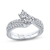 Thumbnail Image 3 of Previously Owned Ever Us Diamond Wedding Band 1/5 ct tw Round-cut 14K White Gold
