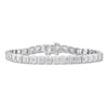 Thumbnail Image 1 of Previously Owned Diamond Bracelet 1/4 ct tw Round-cut Sterling Silver 7&quot;