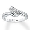 Thumbnail Image 0 of Previously Owned Ever Us Two-Stone Diamond Anniversary Ring 5/8 ct tw Round-cut 14K White Gold