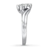 Thumbnail Image 2 of Previously Owned Ever Us Two-Stone Diamond Anniversary Ring 5/8 ct tw Round-cut 14K White Gold