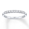 Thumbnail Image 1 of Previously Owned Diamond Anniversary Band 1/4 ct tw Round-cut 14K White Gold