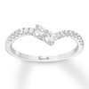 Thumbnail Image 1 of Previously Owned Ever Us Diamond Ring 1/6 ct tw 10K White Gold