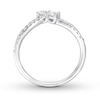 Thumbnail Image 2 of Previously Owned Ever Us Diamond Ring 1/6 ct tw 10K White Gold