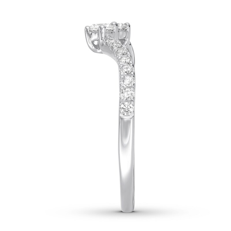 Main Image 3 of Previously Owned Ever Us Diamond Ring 1/6 ct tw 10K White Gold