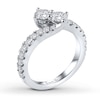 Thumbnail Image 2 of Previously Owned Ever Us Diamond Ring 1-1/2 ct tw Round-cut 14K White Gold